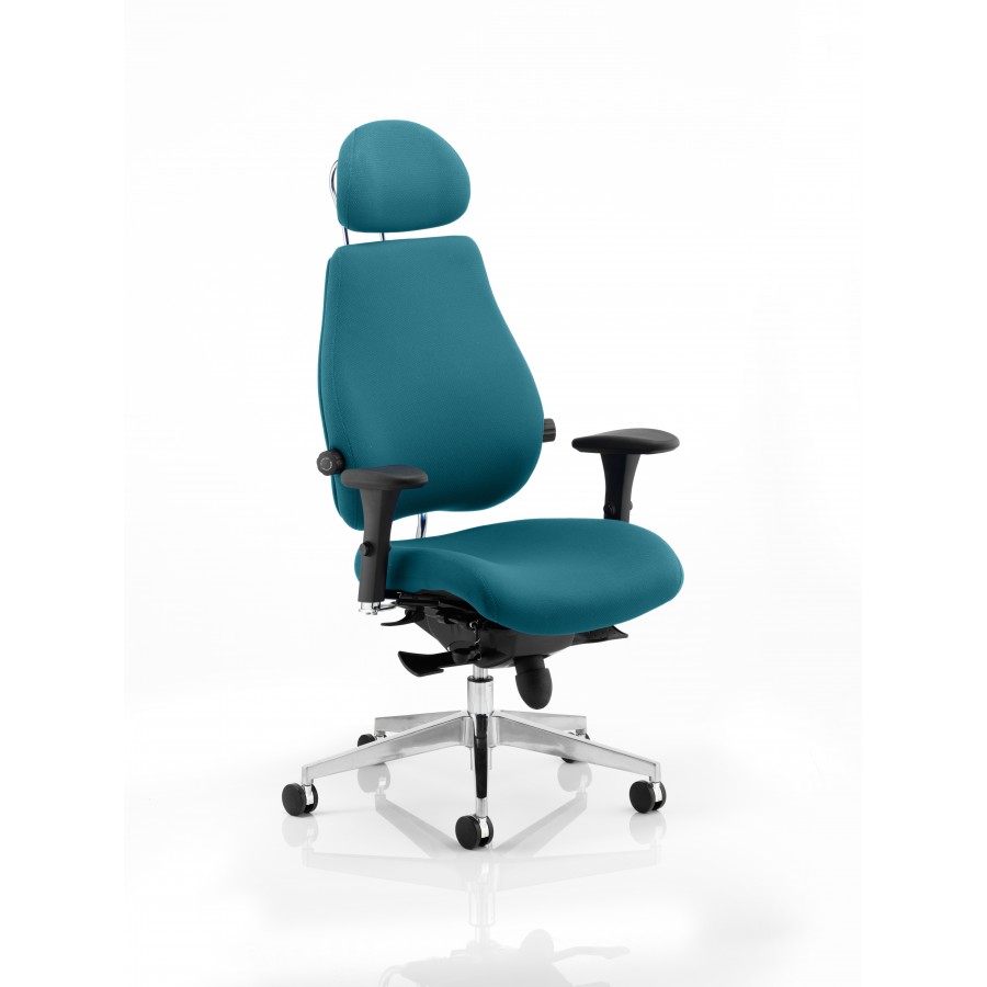 Chiro Plus Upholstered Posture Chiropractor Office Chair